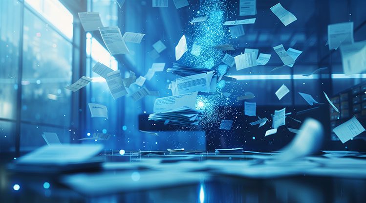 AI text generation for client documents