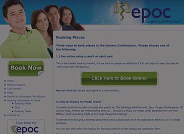 EPOC CAREERS – WEB DESIGN CASE STUDY