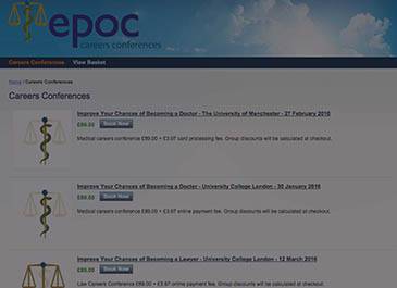 EPOC CAREERS – WEB DESIGN CASE STUDY