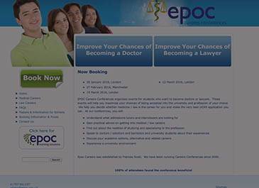 EPOC CAREERS – WEB DESIGN CASE STUDY